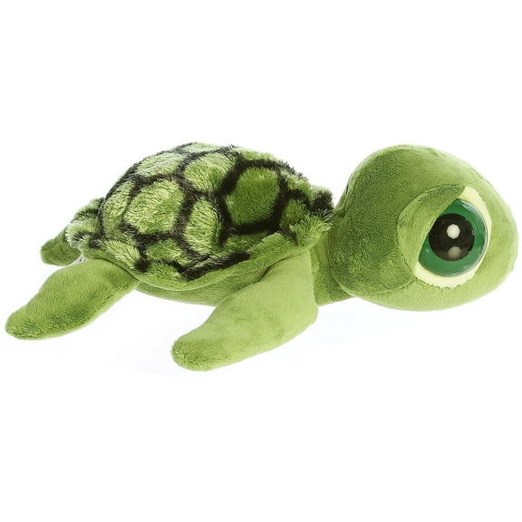 Aurora - Medium Green Dreamy Eyes - 11" Slide Sea Turtle - Enchanting Stuffed Animal