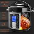 thumbnail image 3 of Electric Pressure Cooker with Large LCD Display, Multi-Use 6 Quart Electric Pot, 14 in 1 Slow Cooker, Rice Cooker, Steamer Maker, Sauté, Yogurt Maker, Egg Cooker, Warmer & More, 3 of 7