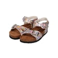 thumbnail image 5 of New Girl Betani Kitty-1 Floral PU Open Toe Ankle Strap Buckle Footbed Sandal, 5 of 5