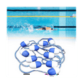 thumbnail image 3 of 2X 11 Balls Safety Float Line-5M Swimming Pool Safety Separation Rope Float Rope Line Swimming Pool Equipment, 3 of 9