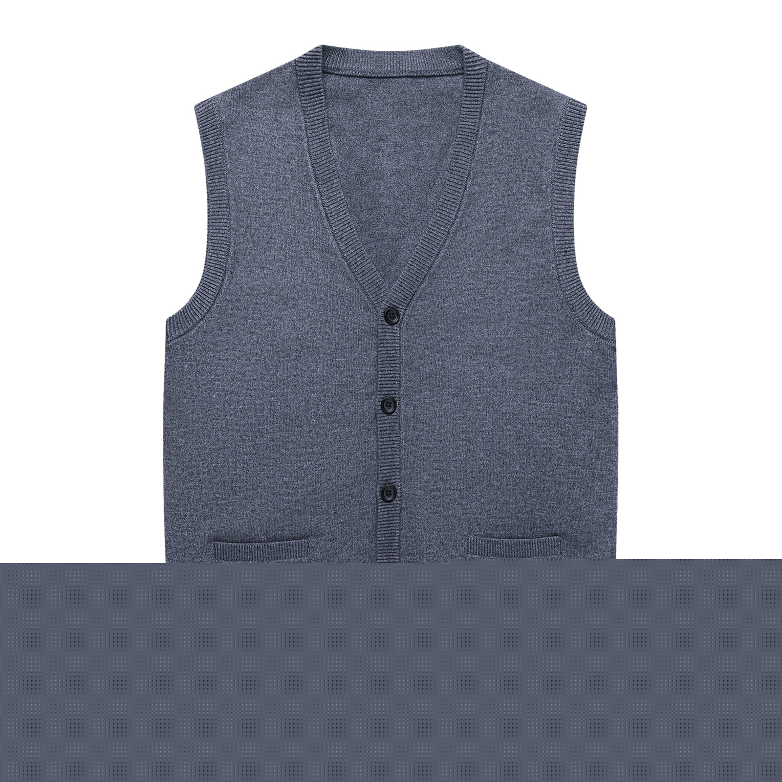 thumbnail image 3 of BSDJILFG Mens Dress Vests Big and Tall Sleeveless Sherpa Waistcoat V-Neck Tank Knitted Button Down Suits Vest Winter ,M-4XL, 3 of 6