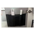 thumbnail image 4 of Black Adhesive Mesh Storage Pockets, Wall Mounted Elastic Mesh Organizer Bags with Tape Strips, Cabinet Door Storage Net for Home Kitchen Bathroom Office Car, Space Saving Small Item Holder, 30*25cm, 4 of 6