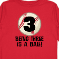 thumbnail image 4 of Inktastic 3rd Birthday Baseball 3 year Old Boy Boys or Girls Long Sleeve Toddler T-Shirt, 4 of 5