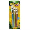 thumbnail image 3 of Crayola Flat Paintbrush Set, Four Count, 3 of 6