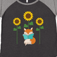thumbnail image 4 of Inktastic Reading Book Lover Sunflower Fox Women's Plus Size T-Shirt, 4 of 5