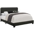 thumbnail image 2 of Pulaski Channeled Upholstered King Panel Bed in Steel Gray, 2 of 6