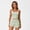 Light green, variant on AEXTO Women's Sportswear Tank Top With High Waisted Hip Lifting Shorts Gym Yoga Exercise Clothing two