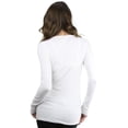 thumbnail image 2 of ToBeInStyle Women's Long Sleeve Round Crew Neck T-Shirt, 2 of 3