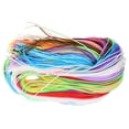 thumbnail image 3 of KAKOWELY 200pcs Colorful Braided Rope PVC Braided Wire Plastic DIY Braided Rope DIY Braided String,39.37"X0.07"X0.07", 3 of 4