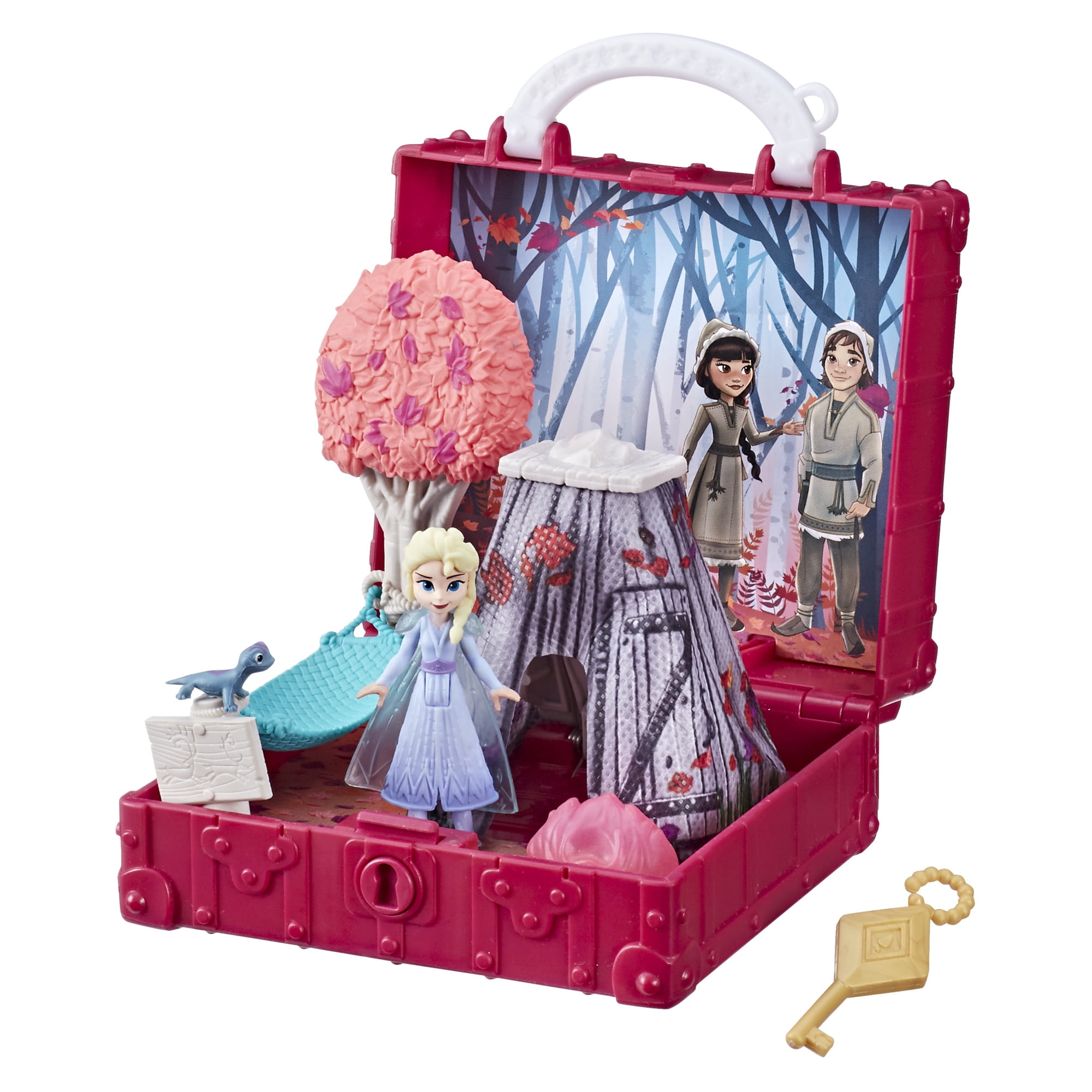 Luiheid mosterd Sociale wetenschappen Disney Frozen 2 Pop Adventures Enchanted Forest Elsa Doll Playsets,  Includes Accessories - Walmart.com