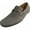 Grey Horse Bit Buckle, variant on Masimo Mens Suede Driving Moccasins Adult Male Slip on Dress Shoes Grey 7.5