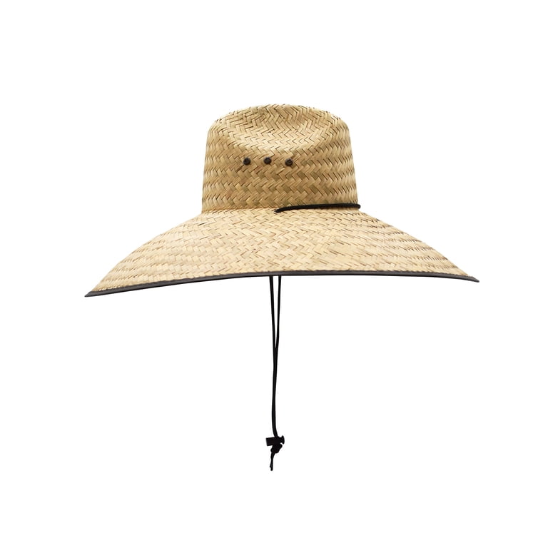 Nicky Bigs Novelties Handmade Large Straw Sun Hat Wide Brim  display picture 3