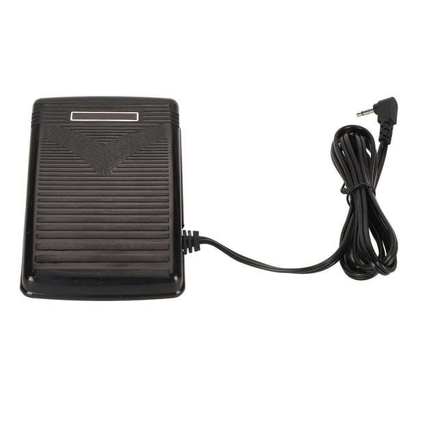 Pedal de máquina de coser con cable de alimentación DC15V Control de pie de velocidad Variable con parte inferior antideslizante para 80HP 60HR JD2012