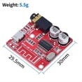 thumbnail image 3 of 20 Piezas Placa Receptora de Audio Bluetooth Placa Decodificadora Sin Pérdidas MP3 Módulo de Música Estéreo Inalámbrico 3.7-5V XY-BT-Mini, 3 of 5