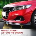 thumbnail image 6 of Ikon Motorsports Front Bumper Lip Compatible With 2021-2022 Honda Accord Carbon Fiber Print IKON V1 Style PP 3PCS Front Lip Splitter Kit, 6 of 7