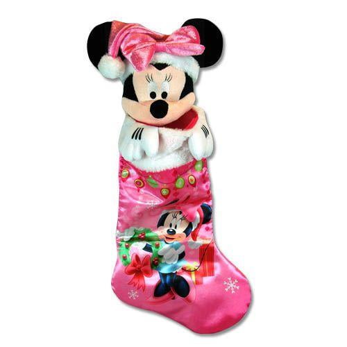 MINNIE MOUSE XMAS PERSONALISED IRON ON TRANSFER STOCKING FILLERS FOR XMAS