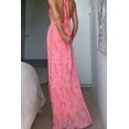 thumbnail image 3 of Women's Halter Neck Pleated Maxi Dress Belted Backless Silhouette 100% Polyester Imported for Elegant Summer Wear, 3 of 5