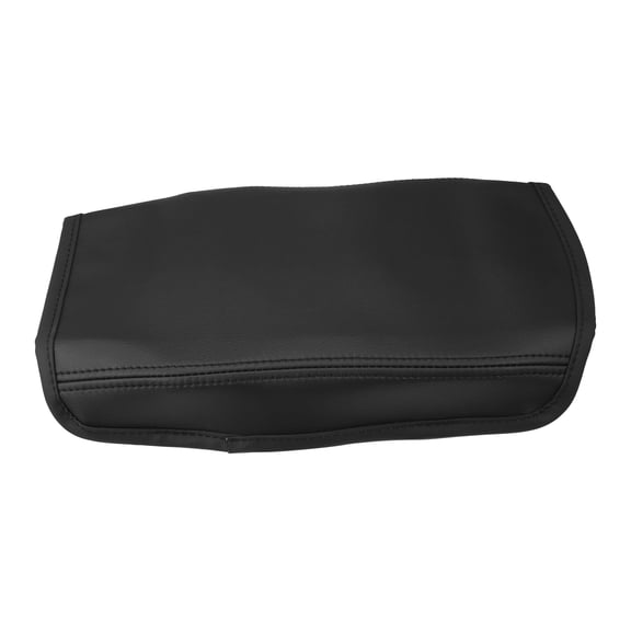 Center Console Armrest Cover for Infiniti Q50 2014-2024 Interior Faux Leather Black