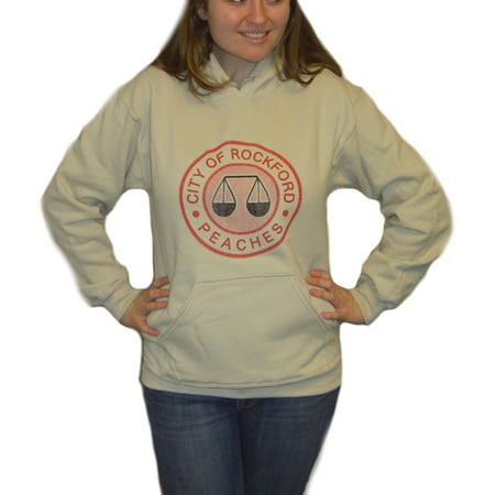 - Rockford Peaches Logo Hoodie A League of Their Own Sweatshirt Hooded Movie Gift
