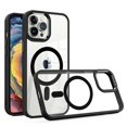 thumbnail image 5 of Xpression Cover for Apple iPhone 14 Pro Max (6.7") Magnetic Case with Built in Magnets Compatible with MagSafe, Clear Hybrid Bumper Phone Case - Clear / Black, 5 of 9