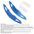 thumbnail image 4 of Steering Wheel Paddle Shifter For Subaru Forester Outback Toyota Aluminium Blue, 4 of 12