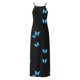 thumbnail image 5 of Vestido de tirantes sin mangas con estampado de cuello redondo a la moda de verano para mujer Pompotops ghjkhdj5542, 5 of 5