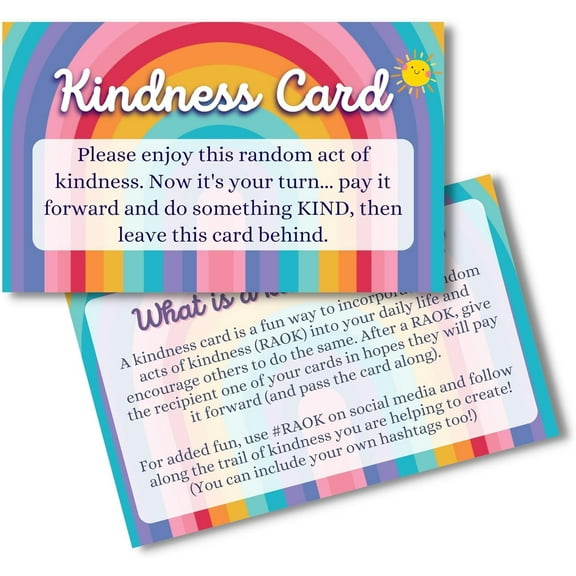 Lashicorn Random Acts of Crochet Kindness Gifts Tags 50 pk 2 x 3.5 Cards to Give Away Colorful Pay it Forward Crochet Patterns Animals Rainbow RAOCK