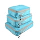 thumbnail image 1 of Matsuzay Bolsa de almacenamiento de equipaje de viaje impermeable de 3 piezas organizador de cosméticos de gran capacidad maleta escalada Almacenamiento y organización del hogar lago azul, 1 of 5