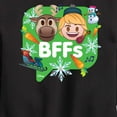thumbnail image 3 of Disney Emoji - Kristoff Sven - Toddler And Youth Crewneck Fleece Sweatshirt, 3 of 5