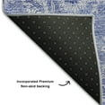 thumbnail image 3 of Addison Rugs Mayfield Washable Transitional Floral Denim Rectangle Rug, 2'6" x 3'10", 3 of 6