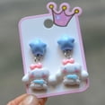 thumbnail image 4 of Pendientes para niños, clip para orejas de bebé Sanrio, novedad de 2024, clip para orejas de niña de dibujos animados de princesa, joyería bonita para niñas, 4 of 5