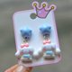 thumbnail image 4 of Pendientes para niños, clip para orejas de bebé Sanrio, novedad de 2024, clip para orejas de niña de dibujos animados de princesa, joyería bonita para niñas, 4 of 5