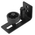 thumbnail image 4 of Heaveant Door Guide, Black Steel 8 Different Setups Stay Roller Sliding Bottom Floor Barn Door Wall Mount Guide, 4 of 8