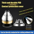 thumbnail image 4 of ORUYROP Housse de Protection pour Buse de Découpe Plasma P80, Accessoire de Coupe Plasma P80, Embout de Buse Électrodes Isolant Pièce de Machine de Découpe Plasma, Protection Métallique Torche, 4 of 7