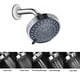 thumbnail image 3 of Aisoso Alcachofa De Ducha De Alta Presión, Cabezal De Ducha Fijo De Lluvia, 5 Ajustes Con Rótula Giratoria De Metal Ajustable, Experiencia De Ducha Relajada Incluso Con Bajo Flujo De Agua Y Presión, 3 of 5