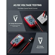 AstroAI Digital Multimeter Voltage Tester 2000 Counts with Ohm Volt Amp and Diode Voltage Meter, Electrical Tester Volt Ohm Amp Meter, 1Pack