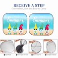 thumbnail image 6 of Honeii Hello Summer Gnome 1 Print Foldable Car Sun Shade for Windshield, 2-Piece UV Protection Shade, Protects Car Interior, Ideal for Cars, Trucks, SUVs-Medium, 6 of 6