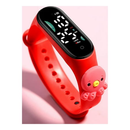 Clearance Now! HIMIWAY Sweatshirt Dress Child-Friendly Electronic Watches Innovative and Reliable Smartwatch for Young Tech Enthusiasts LED Electronic Waterproof Watch