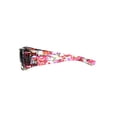 thumbnail image 3 of Polarized Womens Floral Print Fit Over Rectangular 54mm Sunglasses Pink Purple, 3 of 4
