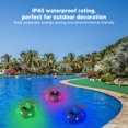 thumbnail image 3 of Solar Float LED Lamp RGB Solar Pool Light, Warm Light, Easy Install, Garden Decoration for Pool Pond Lawn Pathway Patio Sidewalk Fence Backyard, 3 of 7