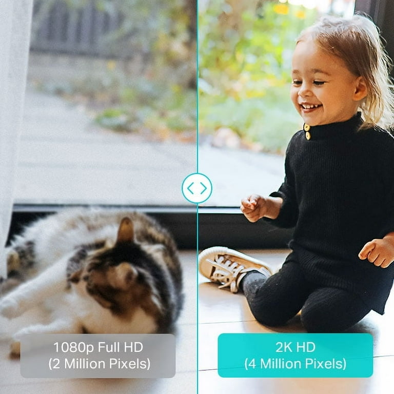 TP-Link - Kasa Smart 2K HD Indoor Wi-Fi Security Camera, Two TP-Link - Kasa Smart 2K HD Indoor Wi-Fi Security Camera, Two