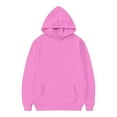 thumbnail image 3 of WOYY Hoodies for Girls Letter Print Hooded Sweatshirt Casual Long Sleeve Soft Pullover, 3 of 4
