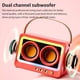 thumbnail image 5 of Efecto de sonido estéreo de 360 grados Batería de larga duración Iluminación RGB genial Serie compatible con espejo Pantalla transparente Sistema de sonido Bluetooth 5.3 Audio Bluetooth, 5 of 8