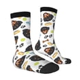 thumbnail image 4 of Yiaed Rottweiler Print Great elasticity Crew Socks Sports socks for Men and Women, 4 of 5