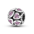thumbnail image 1 of Abalorios Breloque originales de plata 925, cuentas brillantes de circonita cúbica, aptas para pulsera colgante, pulsera de plata de ley Original, 1 of 4