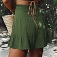 thumbnail image 3 of Birdeem Shorts Décontractés en Coton et Lin pour Femmes, Confortables, Taille Élastique, 3 of 10