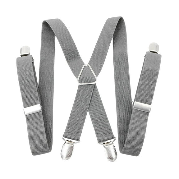Acahhotxx Suspender, Adult Suspenders for Skirt Jeans Elastic Thin X Shape Back Suspender for Men Woman Heavy Duty Belt Christmas Gifts