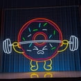 thumbnail image 3 of Handmadetneonsign Donut Does Gym Neon Sign, Donut Wall Art Decor, Gym Neon Sign, Donut Bakery Wall Decor, 3 of 5