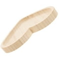 thumbnail image 3 of HAMPPLIES Heart Shaped Tray Khaki Wood 1Pack 11.8X10.6X0.8In, 3 of 8