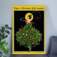 thumbnail image 2 of Vintage Vogue Christmas Poster Size 24''x36'' The Golden Shop, 2 of 4